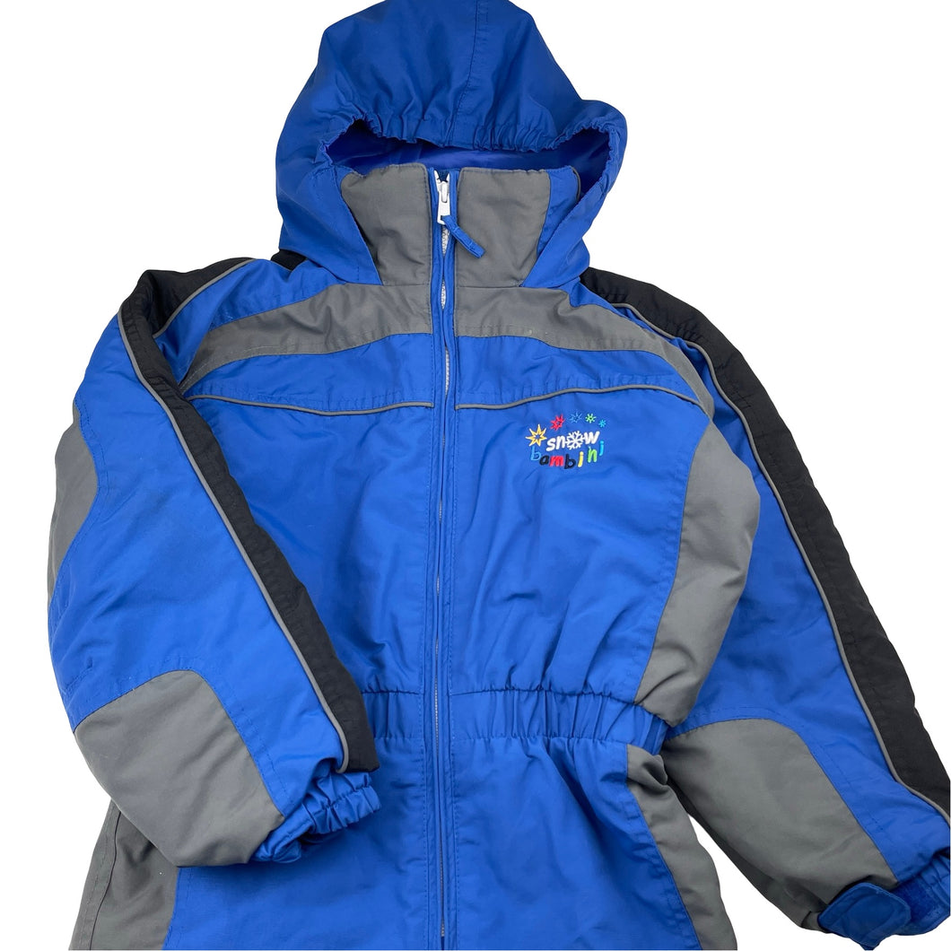 Unisex Snow Bambini, all-in-one ski / snowsuit, light wear on cuffs, FUC, size 6,  