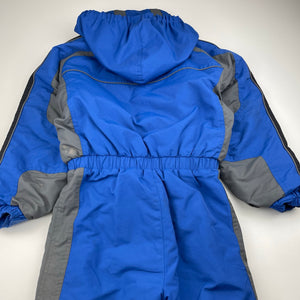 Unisex Snow Bambini, all-in-one ski / snowsuit, light wear on cuffs, FUC, size 6,  