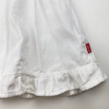 Load image into Gallery viewer, Girls Levis, white cotton / viscose dress, FUC, size 12 months, L: 41cm