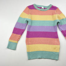 Load image into Gallery viewer, Girls KID, colourful ribbed sweater / top, FUC, size 2,  