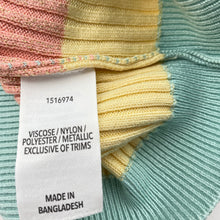 Load image into Gallery viewer, Girls KID, colourful ribbed sweater / top, FUC, size 2,  
