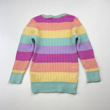 Load image into Gallery viewer, Girls KID, colourful ribbed sweater / top, FUC, size 2,  