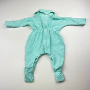 Unisex Bonds, classic terry wondersuit coverall / romper, GUC, size 000,  