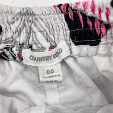 Load image into Gallery viewer, Girls Country Road, cotton shorts, elasticated, FUC, size 00,  