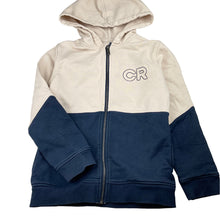 Load image into Gallery viewer, Boys Country Road, cotton zip hoodie sweater, marks on hood, wash fade, FUC, size 10,  
