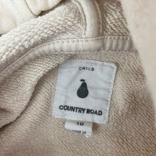 Load image into Gallery viewer, Boys Country Road, cotton zip hoodie sweater, marks on hood, wash fade, FUC, size 10,  