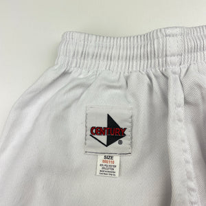 Unisex CENTURY, martial arts pants, elasticated, Sz: 000/110, EUC, size 5,  