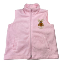 Load image into Gallery viewer, Girls Kids Wonderland, pink fleece vest, no size, L: 44cm, armpit to armpit: 39cm, EUC, size 8-10,  