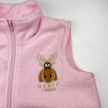 Load image into Gallery viewer, Girls Kids Wonderland, pink fleece vest, no size, L: 44cm, armpit to armpit: 39cm, EUC, size 8-10,  