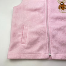 Load image into Gallery viewer, Girls Kids Wonderland, pink fleece vest, no size, L: 44cm, armpit to armpit: 39cm, EUC, size 8-10,  