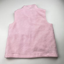 Load image into Gallery viewer, Girls Kids Wonderland, pink fleece vest, no size, L: 44cm, armpit to armpit: 39cm, EUC, size 8-10,  