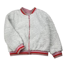 Load image into Gallery viewer, Girls Mango, fleece zip up sweater, FUC, size 6,  