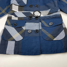 Load image into Gallery viewer, Girls lightweight, jacket / coat, no labels, L: 54cm, armpit to armpit: 35cm, shoulder to cuff: 41cm, GUC, size 6,  