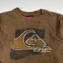 Load image into Gallery viewer, Boys Quiksilver, cotton long sleeve tee / top, no size, armpit to armpit: 38cm, shoulder to cuff: 43cm, FUC, size 7-8,  