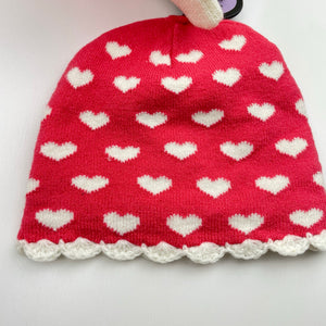Girls H&T, knitted hat / beanie & gloves, NEW, size 4-6,  