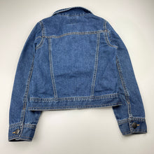 Load image into Gallery viewer, Girls The Place, blue denim jacket, GUC, size 7-8,  