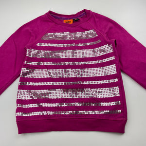 Girls Fun Spirit, lightweight sweater / jumper, sequins, FUC, size 7,  
