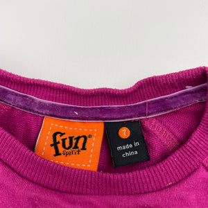 Girls Fun Spirit, lightweight sweater / jumper, sequins, FUC, size 7,  