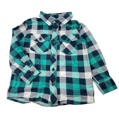 Boys Kids & Co, flannel cotton long sleeve shirt, EUC, size 3,  