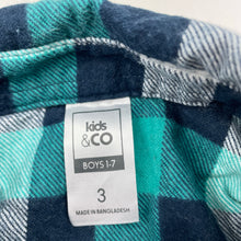 Load image into Gallery viewer, Boys Kids &amp; Co, flannel cotton long sleeve shirt, EUC, size 3,  