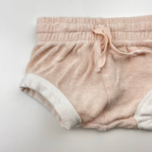 Load image into Gallery viewer, Girls Baby Berry, pink terry cotton shorts, elasticated, EUC, size 00,  
