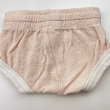 Load image into Gallery viewer, Girls Baby Berry, pink terry cotton shorts, elasticated, EUC, size 00,  