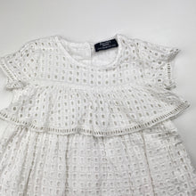 Load image into Gallery viewer, Girls Bardot Junior, cotton lined short sleeve dress, GUC, size 1, L: 38cm