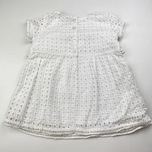 Load image into Gallery viewer, Girls Bardot Junior, cotton lined short sleeve dress, GUC, size 1, L: 38cm