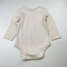 Load image into Gallery viewer, Unisex Target, soft feel organic cotton bodysuit / romper, EUC, size 0,  