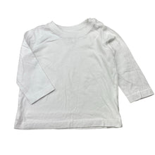 Load image into Gallery viewer, Unisex Baby Berry, white cotton long sleeve tee / top, EUC, size 0,  