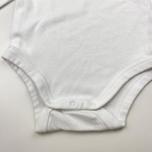 Load image into Gallery viewer, Unisex Target, white organic cotton bodysuit / romper, EUC, size 0,  