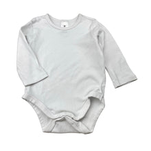 Load image into Gallery viewer, Unisex Target, white organic cotton bodysuit / romper, GUC, size 0,  