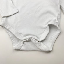 Load image into Gallery viewer, Unisex Target, white organic cotton bodysuit / romper, GUC, size 0,  
