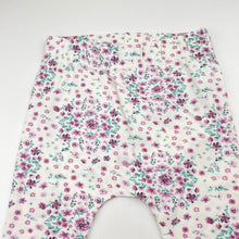 Load image into Gallery viewer, Girls Baby Berry, stretchy floral leggings / bottoms, EUC, size 0,  