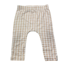Load image into Gallery viewer, Girls Baby Berry, checked stretchy leggings / bottoms, GUC, size 0,  