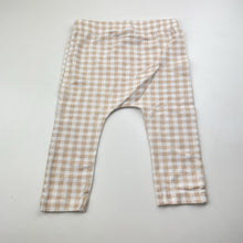 Load image into Gallery viewer, Girls Baby Berry, checked stretchy leggings / bottoms, GUC, size 0,  