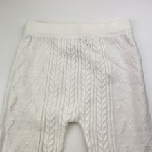 Load image into Gallery viewer, Girls Sprout, knitted cotton leggings / bottoms, EUC, size 1,  