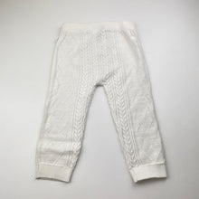 Load image into Gallery viewer, Girls Sprout, knitted cotton leggings / bottoms, EUC, size 1,  
