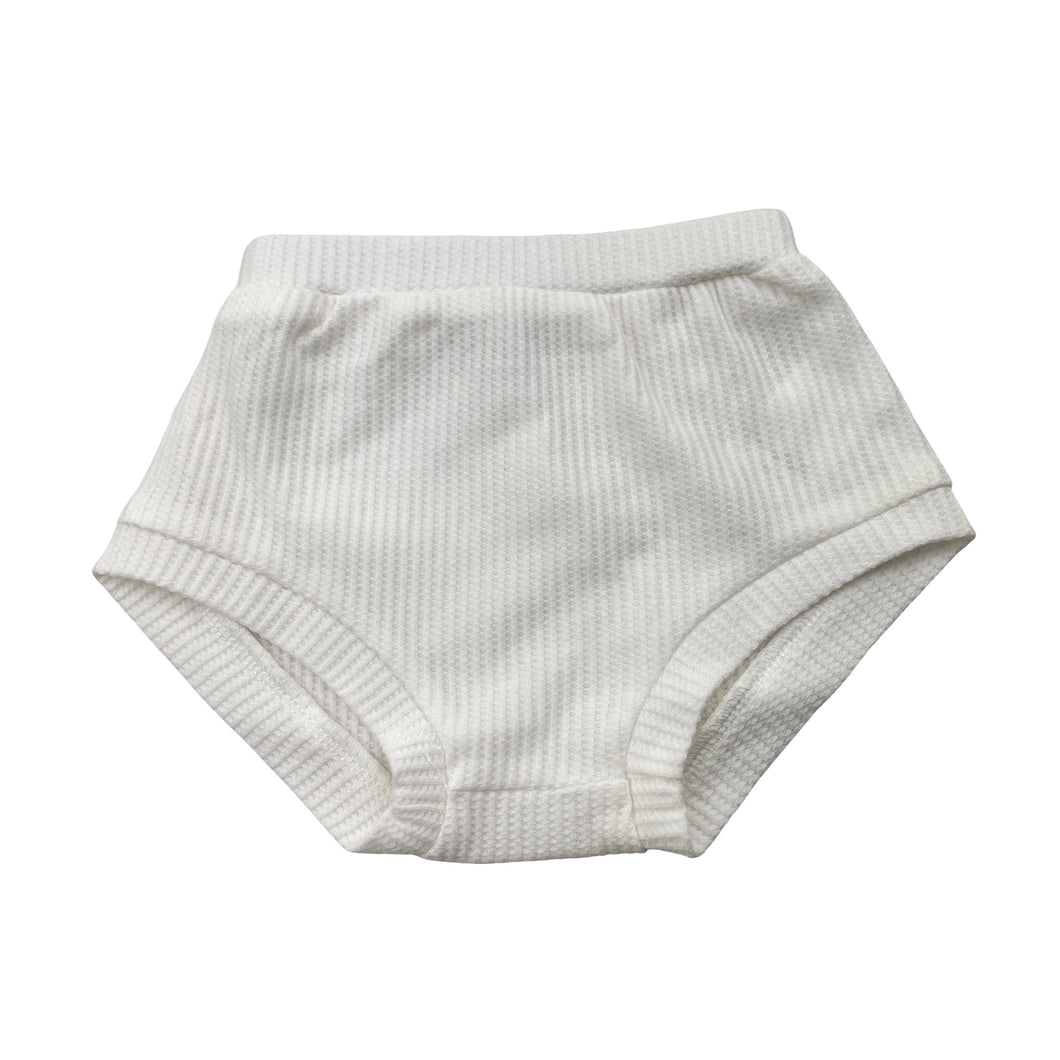 Girls Foshan, white nappy cover / bloomers, EUC, size 00,  