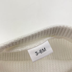 Girls Foshan, white nappy cover / bloomers, EUC, size 00,  