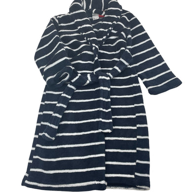 Unisex Anko, navy fleece dressing gown / bath robe, GUC, size 3,  