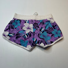 Load image into Gallery viewer, Girls SUNDRENCHED, floral lightweight board shorts, elasticated, Sz: M, W: 30.5cm across unstretched, EUC, size 9-10,  