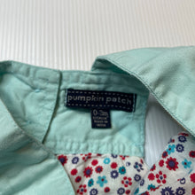 Load image into Gallery viewer, Girls Pumpkin Patch, smocked cotton summer dress, GUC, size 000, L: 36cm