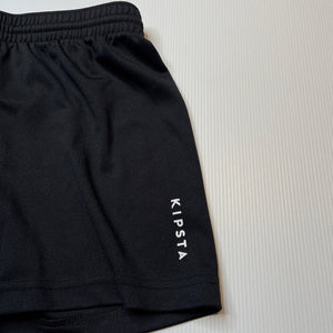 Boys KIPSTA, black sports / activewear shorts, elasticated, EUC, size 5-6,  