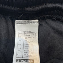 Load image into Gallery viewer, Boys KIPSTA, black sports / activewear shorts, elasticated, EUC, size 5-6,  