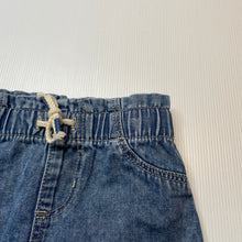 Load image into Gallery viewer, Girls Target, blue denim shorts, elasticated, GUC, size 2,  