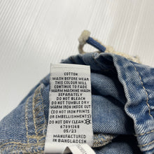 Load image into Gallery viewer, Girls Target, blue denim shorts, elasticated, GUC, size 2,  
