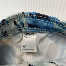 Load image into Gallery viewer, Boys Anko, tie dyed board shorts, elasticated, EUC, size 8,  