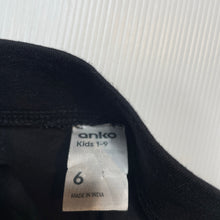 Load image into Gallery viewer, Girls Anko, black stretchy bike shorts, EUC, size 6,  