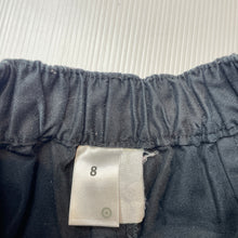 Load image into Gallery viewer, Girls Target, black school skort, elasticated, GUC, size 8,  
